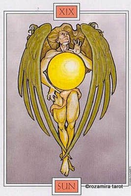 Winged spirit tarot